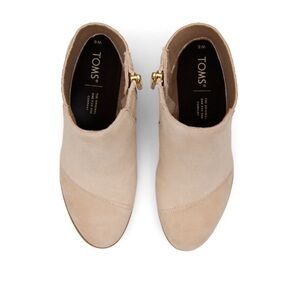 TOMS Suede Wedge Bootie